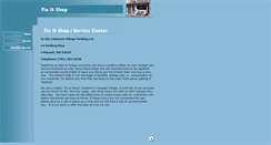 Desktop Screenshot of fixitshop.net