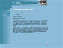 Tablet Screenshot of fixitshop.net